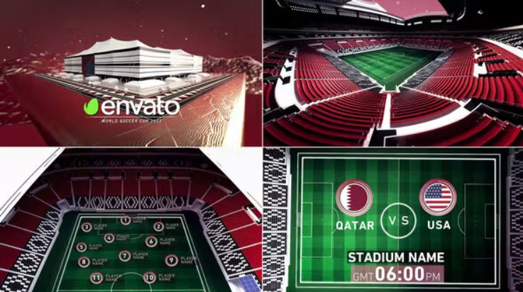 Videohive World Soccer Qatar 2022 Al Bayt Stadium