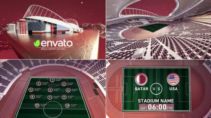 Videohive World Soccer Qatar 2022 Khalifa International Stadium