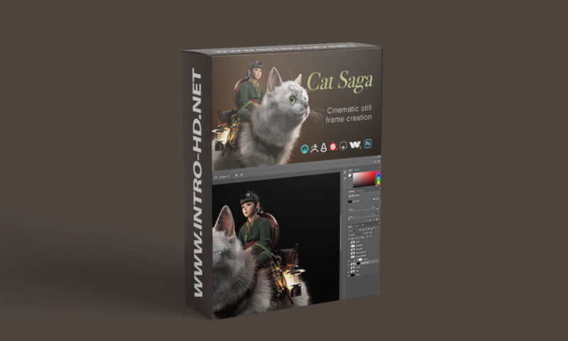 WingFox Cat Saga – create advanced 3D concept art model by Sanhanat Suwanwised