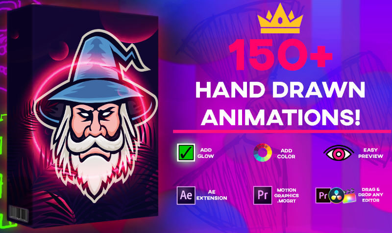 Ultimate 150+ Animation Pack – Max Novak / Media Monopoly – AE Plugin – Premiere .MOGRT