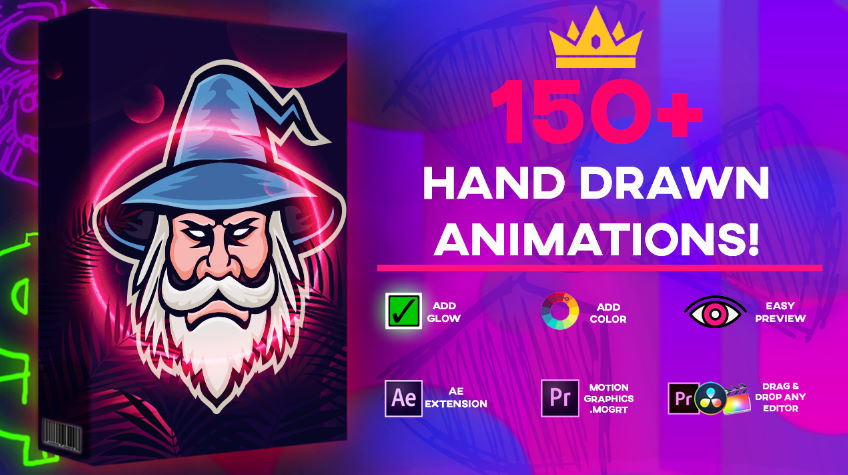 Ultimate 150+ Animation Pack - Max Novak / Media Monopoly - AE Plugin - Premiere .MOGRT preview