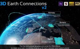 Videohive 3D Earth Connections V2