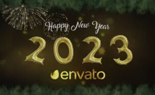 Videohive Balloon New Year Wishes