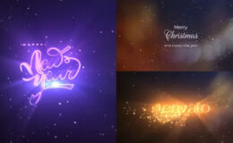 Videohive Christmas And New Year Logo Reveal