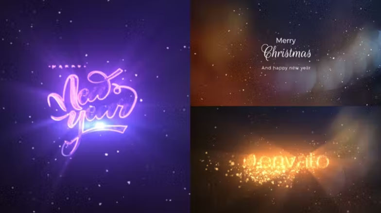 Videohive Christmas And New Year Logo Reveal