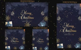 Videohive Christmas Intro 4 in 1