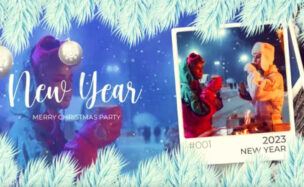 Videohive Christmas Photo Slideshow | Happy New Year Opener