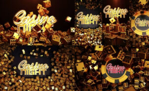 Videohive Gold Dices Casino Instagram Stories