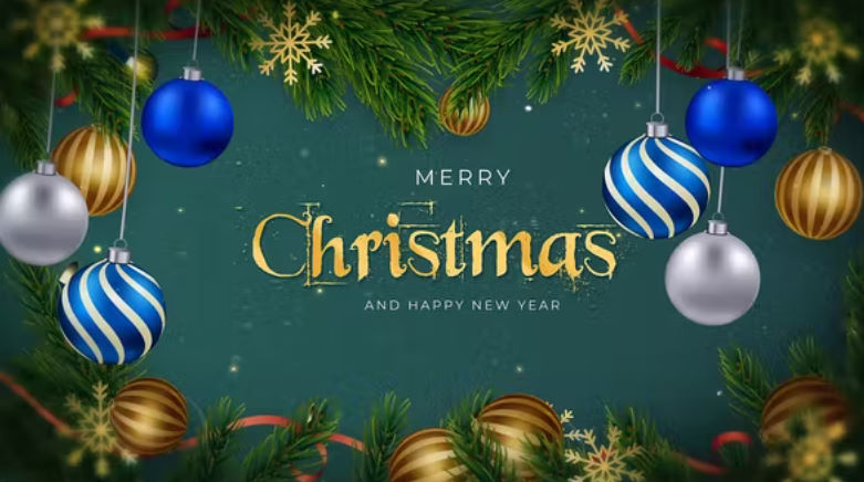 Videohive Happy Christmas Text Reveal || Happy New Year Text Reveal || Happy 2023
