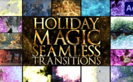 Videohive Holiday Magic Seamless Transitions for After Effects