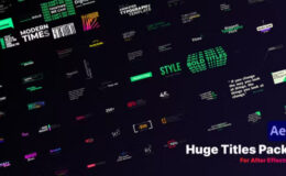 Videohive Huge Title Pack