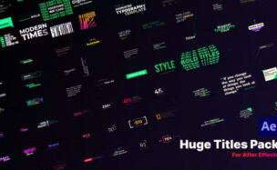 Videohive Huge Title Pack