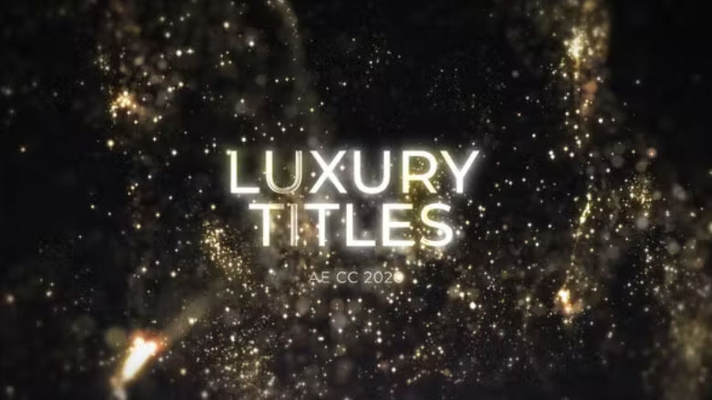 Videohive Luxury Gold Awards Titles