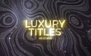 Videohive Luxury Liquid Titles