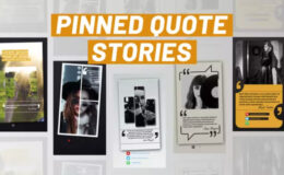 Videohive Pinned Quotes Stories