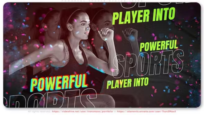 Videohive Powerful Sports Player Intro