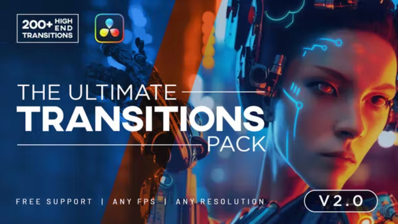 Videohive The Ultimate Transitions Pack V2 – DaVinci Resolve