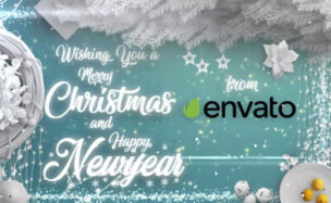 Videohive White Christmas New Year Wish