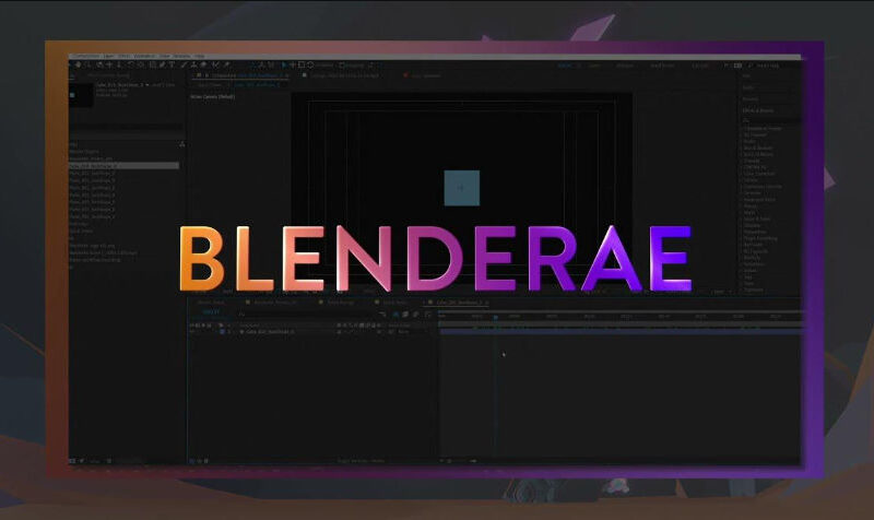AEScripts BlenderAe v1.0.0 for After Effects