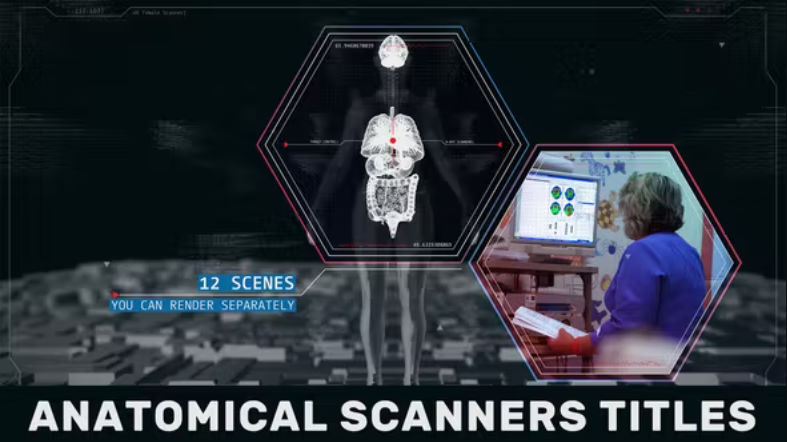 Videohive Anatomical Scanner Titles