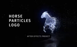 Videohive Horse Particles Logo