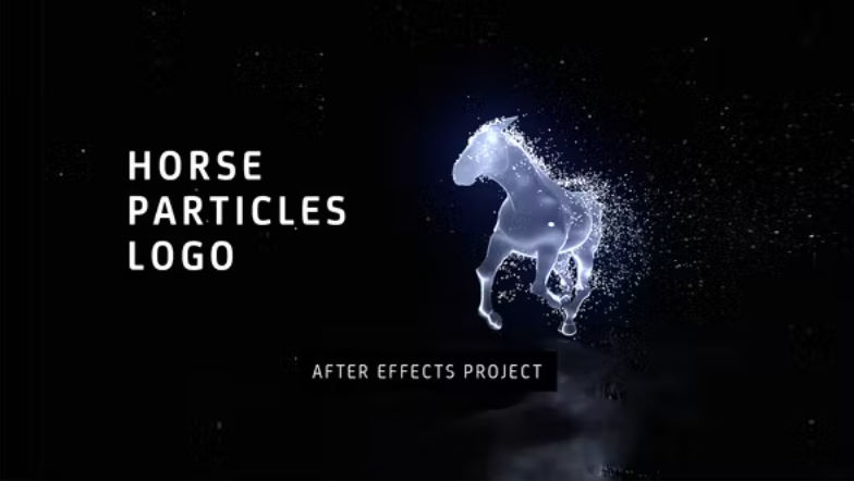 Videohive Horse Particles Logo