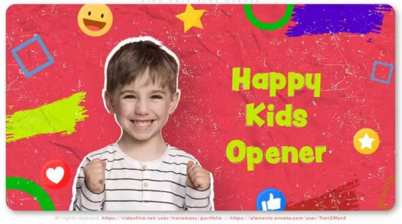 Videohive Kids Only Blog Opener