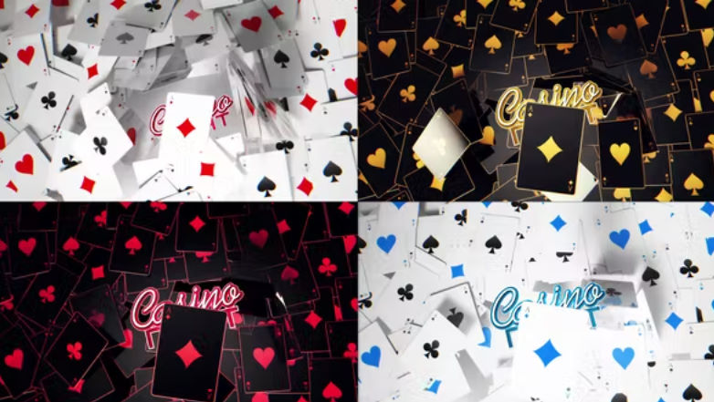 Videohive Playing Cards Logo Reveals