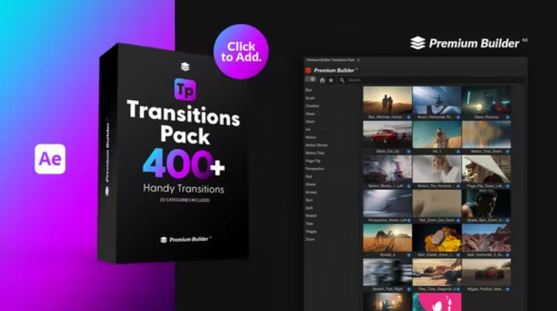 Videohive Transitions Pack