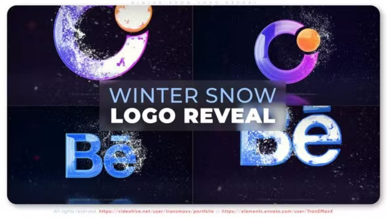 Videohive Winter Snow Logo Reveal