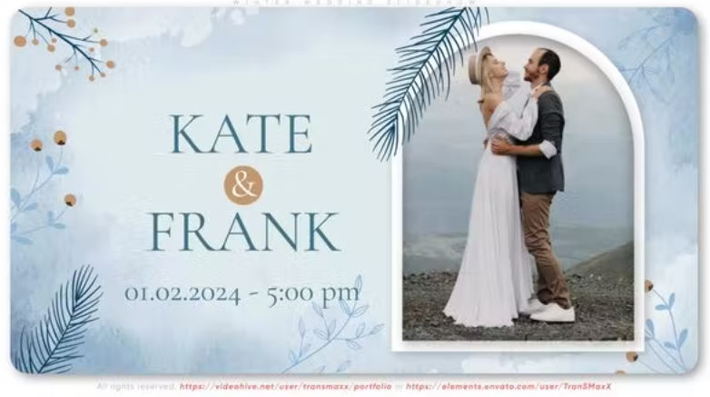Videohive Winter Wedding Slideshow