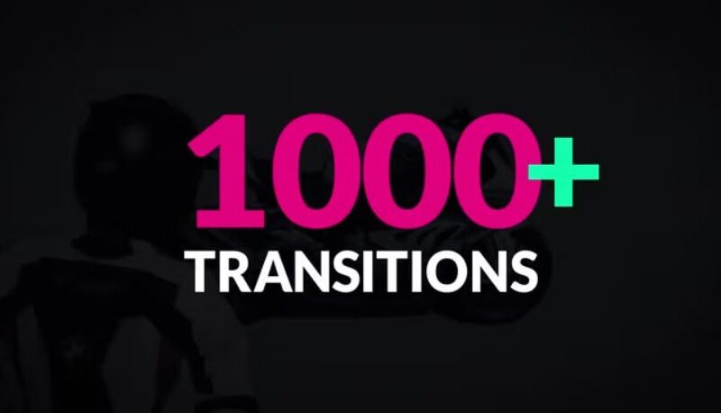 Motion Array 1000+ Transitions Mega Collection Pack