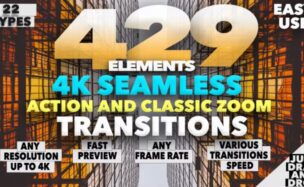 Motion Array 4k Seamless Zoom Transitions Pack