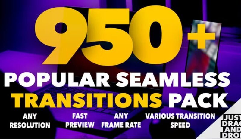 Motion Array 950 Seamless Transitions By Turbo