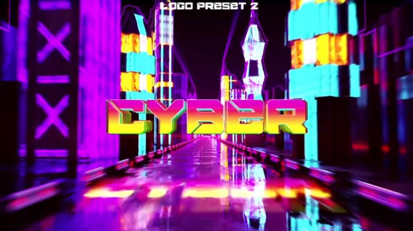Motion Array Cyberpunk Neon City Opener & Logo cover image