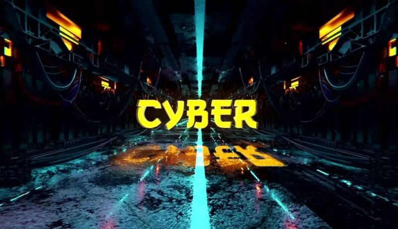 Motion Array Cyberpunk Sci Fi Tunnel Logo