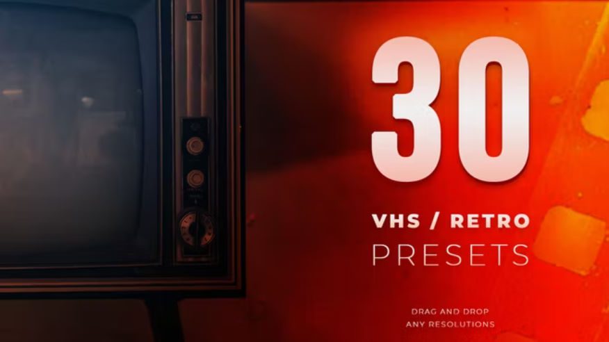 Motion Array VHS & Retro - Presets Kit cover image