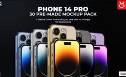 Videohive App Promo Phone 14 Pro Mockup Pack