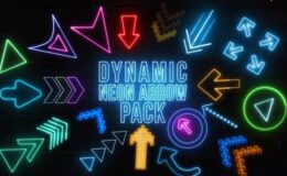 Videohive Dynamic Neon Arrows Pack