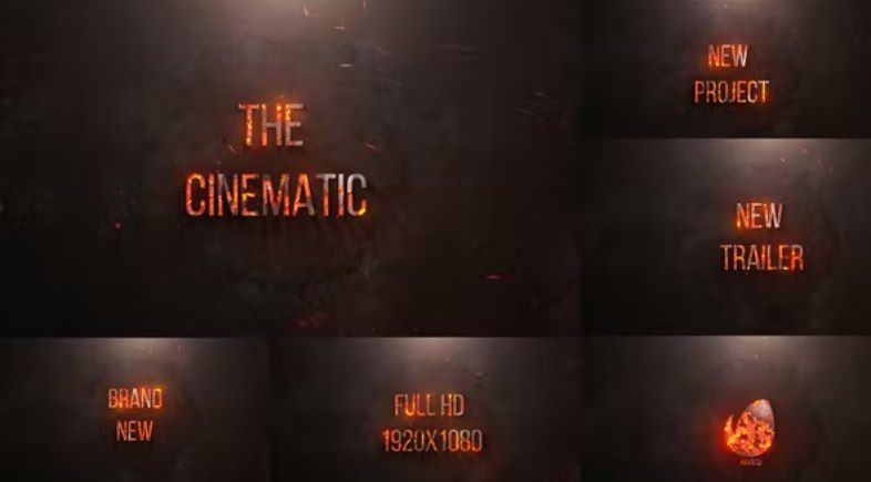 Videohive Epic Fire Titles 35399136