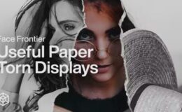 Videohive Face Frontier - Useful Paper Torn Displays
