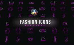Videohive Fashion Neon Icons