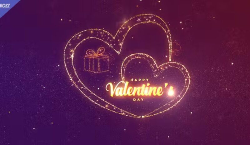 Videohive Happy Valentines Day lovely Wishes Reveal february 14th