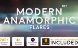 Videohive Modern Anamorphic Flares Kit