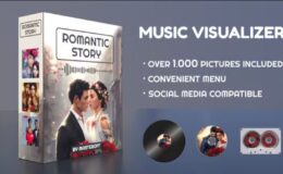 Videohive Romantic Love Story Music Visualizer