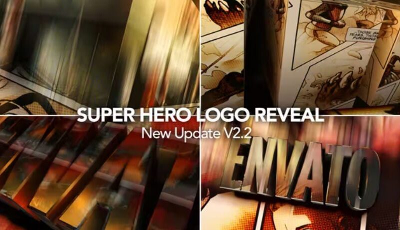 Videohive Super Hero Logo Reveal Title V2