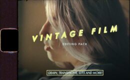 Austin Newman Austin Makes Films Vintage Film Editing Pack (Grain Transitions LUTs and Overlays)