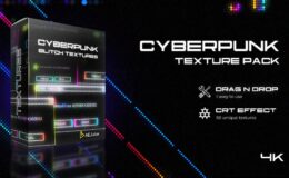 Cyberpunk Glitch Texture Pack AEJuice