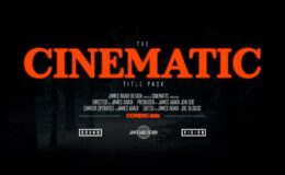 James Abadi Design The Cinematic Title Pack