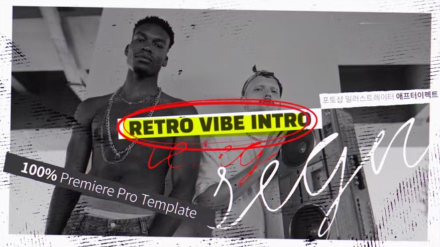 Motion Array Retro Vibe Intro - INTRO HD